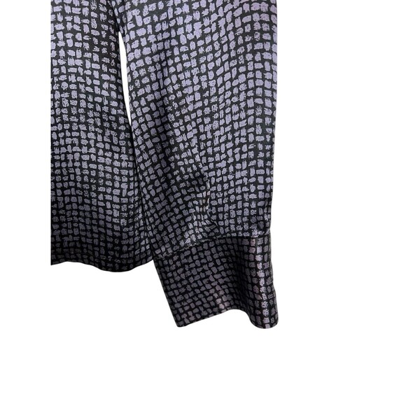 Nora Noh Petites Vintage Purple Silk Button Front Shirt  Size P  Quiet Luxury - Picture 4 of 5